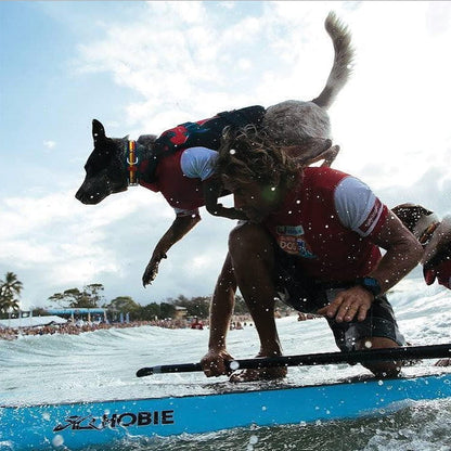 DFD Dog Life Jacket - Enhanced Safety Vest with 50% More Flotation, Adjustable Fit, Reflective Trim & Durable Grab Handle - X-Small, Red